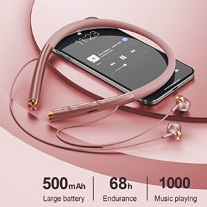 TOUMENY Sports Wireless High-Power Bluetooth 5.0 Headset Portable Hanging Neck Headset High-Definition Sound Quality