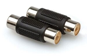 hosa gra-101 rca to rca couplers, 2 pieces