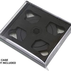 (100) CD Resealable Outer Sleeves - Oversize - Fits Chubby 24mm CD Jewel Boxes - Super Clear, Archival Quality, Premium 2 mil Thick #CDSB02RS24