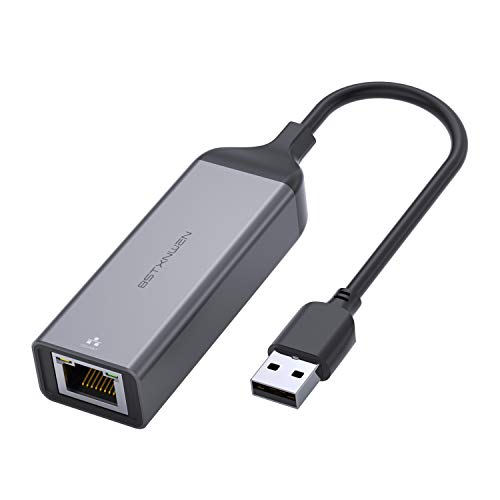 USB Ethernet Adapter,Bstxnwen Network Adapter USB 3.0 to Network Gigabit RJ45 LAN 10/100/1000 Mbps Adapter Converter for Nintendo Switch, MacBook, Mac Pro Mini, iMac, XPS, Surface Pro, Notebook, PC