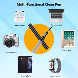 Hksany Bluetooth Earbuds Cleaning Pen, Wireless Headphones Cleaning Tool Multi-Function Cleaner Kit with Soft Brush for Earphones, Charging Box Accessories, Phone, Camera