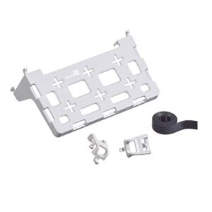 leviton 49605-aub plastic universal shelf bracket for structured media center, white