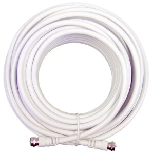 wilson electronics 50 ft. white rg6 low loss coax cable (f-male to f-male)