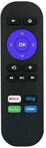 remote control compatible with roku express hd lt xs xd media player box; not work for roku stick or roku tv