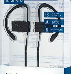 Insignia - NS-AHBTSPORT2 Wireless in-Ear Headphones - Black
