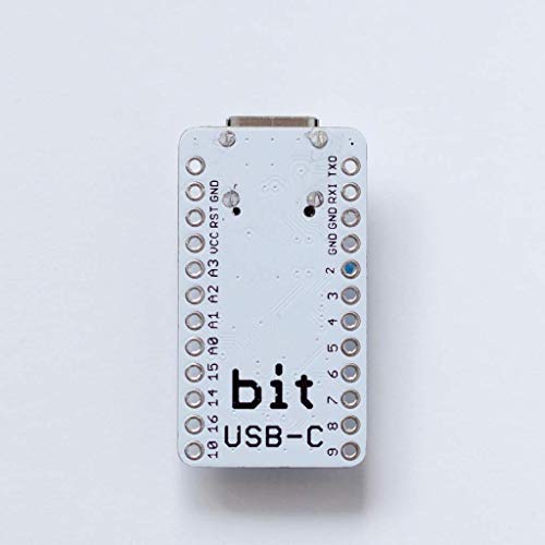BIT-C Pro Micro MCU w/USB-C & DFU bootloader (ATmega32U4, 5V/16MHz) (White)