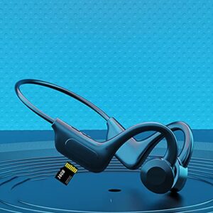 Yunnyp Wireless Bone Conduction Headphones, Ear Bluetooth Sport Headphones BT5. 1 Stereo Sports Earphone with Microphone Support TF Card