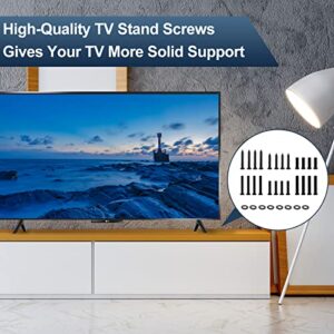 TV Stand Screws and Washers for TCL TV Stand Legs Screws Kit for 32S305 32S301 32S4610R 40S305 40S330 40FD5406 43S325 43S405 50S425 50S535 50S446 55S434 55S425 55S421 Universal TV Stand Screws