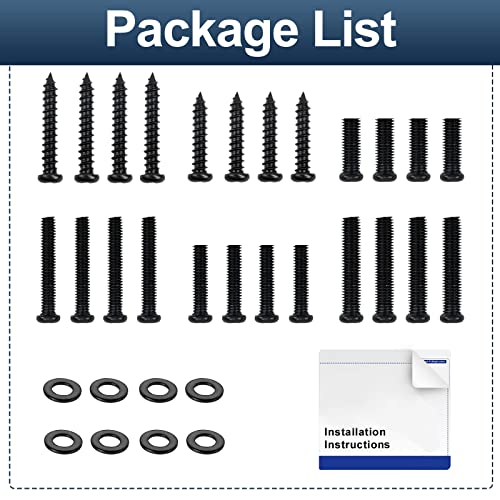 TV Stand Screws and Washers for TCL TV Stand Legs Screws Kit for 32S305 32S301 32S4610R 40S305 40S330 40FD5406 43S325 43S405 50S425 50S535 50S446 55S434 55S425 55S421 Universal TV Stand Screws