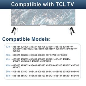 TV Stand Screws and Washers for TCL TV Stand Legs Screws Kit for 32S305 32S301 32S4610R 40S305 40S330 40FD5406 43S325 43S405 50S425 50S535 50S446 55S434 55S425 55S421 Universal TV Stand Screws