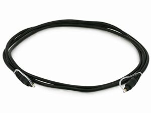 monoprice s/pdif (toslink) digital optical audio cable, 6ft black