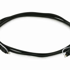 Monoprice S/PDIF (Toslink) Digital Optical Audio Cable, 6ft Black