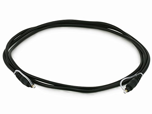 Monoprice S/PDIF (Toslink) Digital Optical Audio Cable, 6ft Black