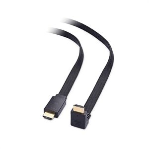 cable matters 90-degree flat 48gbps ultra hd 8k hdmi cable 10 ft with 8k @60hz, 4k @120hz and hdr support for ps5, xbox series x/s, rtx3080 / 3090, rx 6800/6900, apple tv, and more – 10 feet