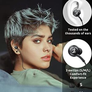 PRO Stereo Headphones Compatible with Your Samsung Galaxy S20/FE/Ultra/S20+/5G/Fan Edition/Plus with Hands-Free Built-in Microphone Buttons + Crisp Digital Titanium Clear Audio! (USB-C/PD)