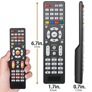 2 PCS Universal TV Remote Control Compatible with LG, Samsung, Philips, Panasonic, Sharp TCL, Vizio, Sony, Sanyo, Toshiba, Insignia, Hisense, JVC, RCA Brands LCD LED 3D HDTV TV Remote Control