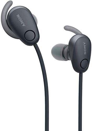 Sony SP600N Wireless Noise Canceling Sports In-Ear Headphones, Black (WI-SP600N/B)