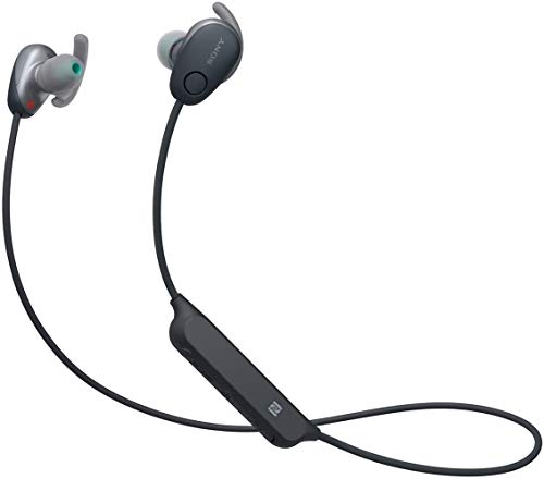 Sony SP600N Wireless Noise Canceling Sports In-Ear Headphones, Black (WI-SP600N/B)