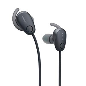 Sony SP600N Wireless Noise Canceling Sports In-Ear Headphones, Black (WI-SP600N/B)