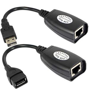 ouou usb 2.0 to rj45 adapter rj45 lan cable extension cable usb extender over cat5/cat5e /cat6 cable