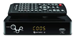 digital converter, ematic digital tv converter box with recording, playback, & parental controls, at103b (non-retail packaging)