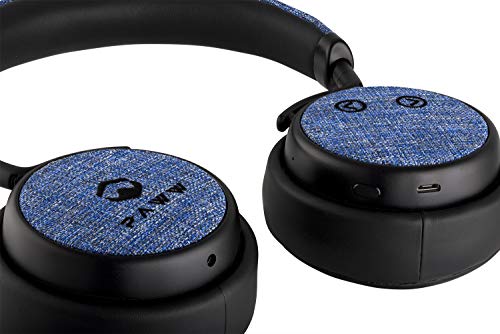 Paww PureSound Headphones - Over The Ear Bluetooth Fashion Headphones – Hi Fi Sound Quality Longer Playtime - for Calls Movies & More (Nautical Blue)