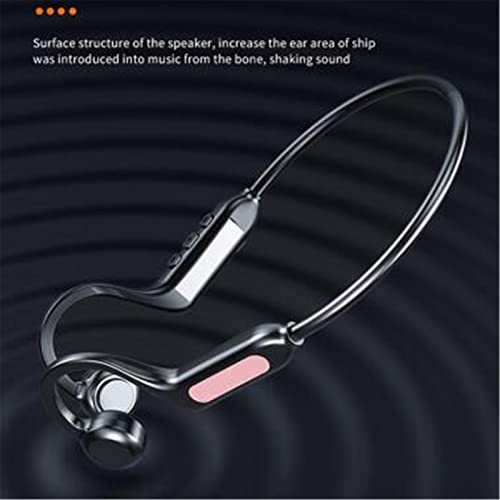 Bluetooth 5.3 Headset Wireless Ear Mounted Sports LED Digital Display Conduction Bluetooth Headset Headphones for Sports