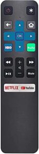 enwshop replacement remote for all tcl roku tv with sling, vudu and hulu shortcuts. rc280