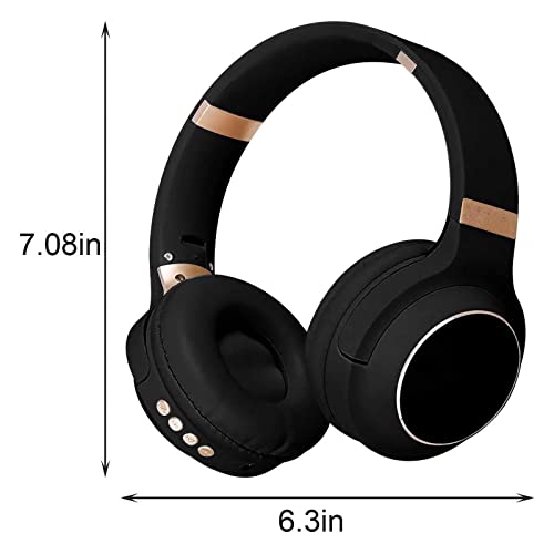 Bluetooth Headphones Wireless Bluetooth Headphones Foldable HiFi Headphones FM Headphones for Sports Games Christmas Birthday Gifts