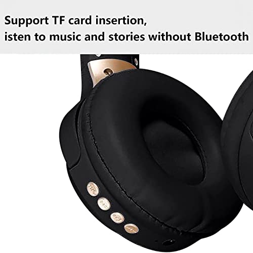 Bluetooth Headphones Wireless Bluetooth Headphones Foldable HiFi Headphones FM Headphones for Sports Games Christmas Birthday Gifts