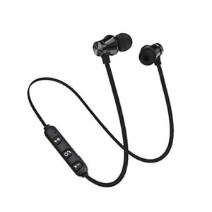 heave wireless sport earphones,4.2 wireless earbuds magnetic ipx6 running headphones,noise cancelling mic earbuds,in-ear headphones for sports training black