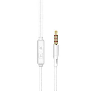 Tatoonly Superjiuex Simple Universal in-Ear Headphones Inline Computer Phone with Wheat Headset Wire Headset Earphone V4.2 Stereo