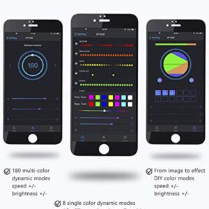 ALITOVE WS2812B WS2811 WS2801 LED WiFi Controller, iOS Android App Wireless Remote Control DC 5V~24V SP108E for SK6812 SK6812-RGBW WS2812 WS2813 WS2815 AL2815 Digital Addressable RGB LED Pixels Strip