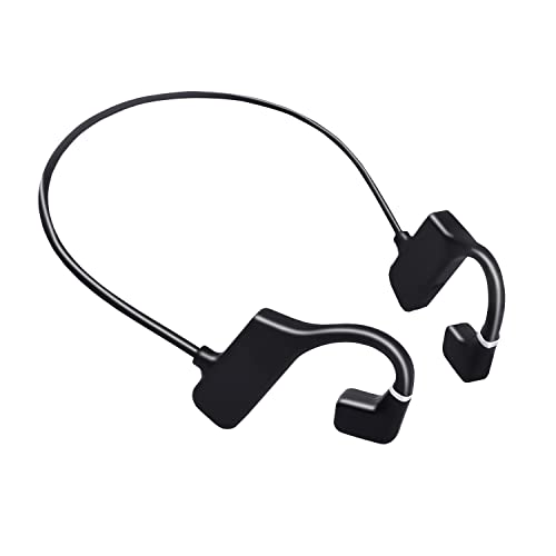 Open Ear Air Conduction Bluetooth Headphones, AOCOAKW Ear Hook Wireless Sports Earphones with Mic Lightweight 8 Hrs Playtime for Workouts, Running, Cycling, Gyming