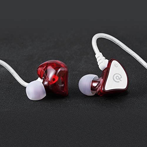 Ulian Heavy bass Earphone Drive Wired Earphones, Noise Reduction, Strong Bass Headphones with Microphone and Call Controller Compatible with iPhone, Android and BlackBerry in-Ear…