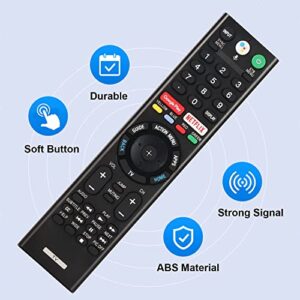 New RMF-TX300U Voice Remote Control Raplace RMF-TX200U RMF-TX201U, for Sony Smart TV LED 4K Ultra HDTV 149331811 XBR-75X940D XBR-55X930D XBR-65X930D XBR-75X850D XBR-55X850S with Two Batteries