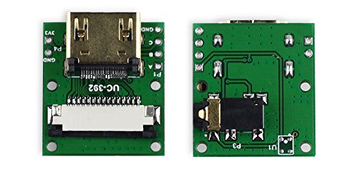 Arducam CSI to HDMI Cable Extension Module with 15pin 60mm FPC Cable for Raspberry Pi Camera V3/V1/V2/HQ (Pack of 2, 1 Set)