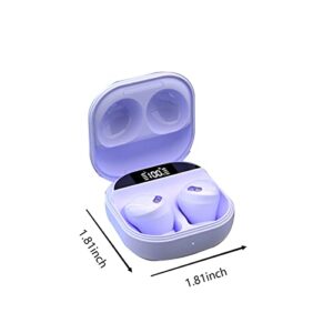 BIERELAOZI Wireless Earbuds Mini Bluetooth Headphones Earphones with Fast Charging Case, Noise Canceling Headset in-Ear Stereo Ear Buds Earphones for TV Smart Phone Computer Laptop Sports