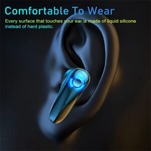 New Bluetooth 5.2 Earbuds, Touch-Control TWS-Headphones, with Insensible Wearing, Noise Cancelling, Low Latency, for Sports Working Music