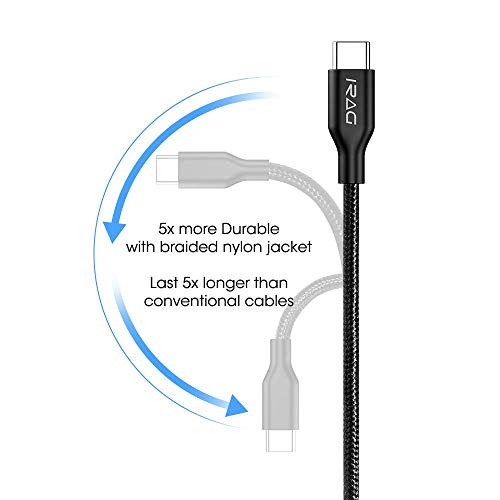 iRAG 2 Pack Charger Cable for Google Pixel 6/6 Pro/5a/5/4a 5G/4a/4/4XL/3a/3a XL/2/2XL/3/3XL - Braided 6FT USB Type C to A Fast Charging Cord