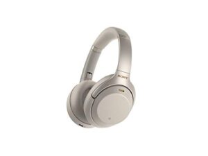 sony wh1000xm3 noise cancelling headphones : wireless bluetooth over the ear headset – silver (2018 version)