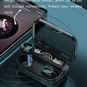 Wireless Earbuds Bluetooth 5.1 Earphones for Samsung Galaxy A52 in Ear Headphones True Stereo Sports Waterproof/Sweatproof Headsets with Microphone