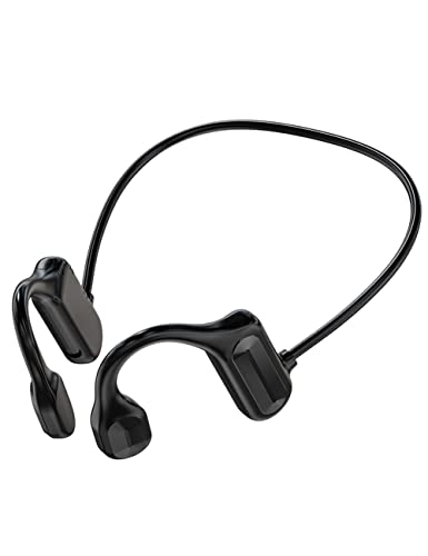 CHIMNE Bone Conduction Bluetooth Open-Ear Headphones -Sweat Resistant Wireless Headphones for Exercise and Running