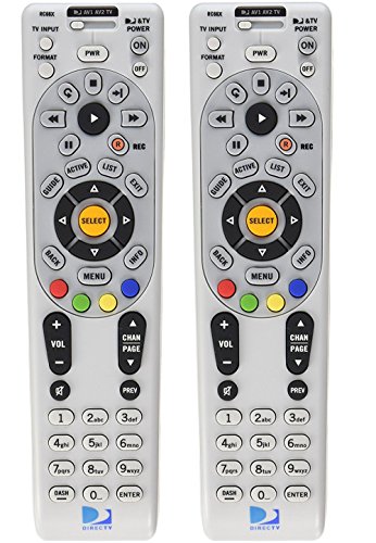 DirecTV RC66X 2 Pack - Replaces RC65, RC65X, RC66 - Works with HR20, H20, HR21, H21, HR22, H23, HR23, H24, HR24, R15, R16, R22,D11, D12