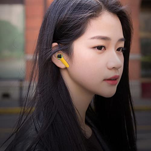 Mini Wireless Bluetooth Headphones/Gaming Cool in-Ear Headphones Gaming Low Latency Dual Headphones Automatic Pairing Sports Bluetooth Headphones Dual Stereo HiFi Headphones Wireless Gaming Earbuds