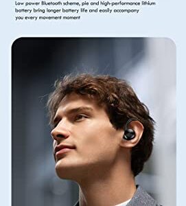 TWS Headphone Bluetooth 5.0 LED Digital Power Display Ear Hook Headset High Bass Sport Ear Hanging Earphone for iPhone Andriod Woven Design Earbuds