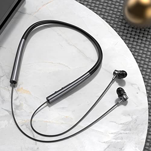 Wireless High-Power Headphones Bluetooth Earphones Double Ear Neck Hoop Ear Neck-Mounted Earphones for Sports