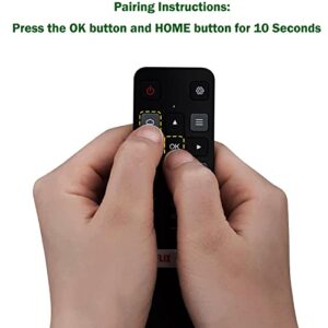 New RC802V Voice Command Smart Remote Compatible for All Android 4K UHD TCL Smart Televisions.