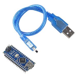 for Nano V3.0 Module ATmega328P 5V 16MHz CH340G Chip Microcontroller Development Board USB Cable for Arduino (Nano 3pcs+3pcs USB Cable)