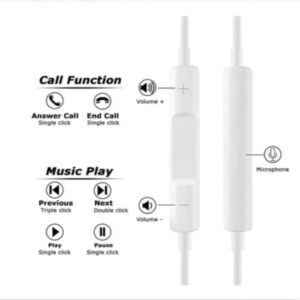 Fjwvner Earbuds Headphones for iPhone 13/13Pro/12/12 Mini/12 Pro Max/11/11Pro in Ear Earphones, Microphone Stereo NoiseIsolating Earphones Compatible with iPhone 7/8/8 Plus/X/XS/XR/XS Max/iPad